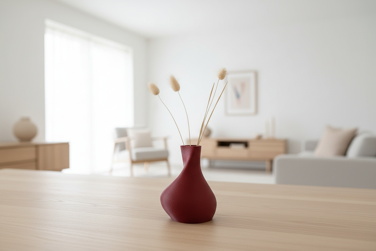 Dark Red VIND Vase