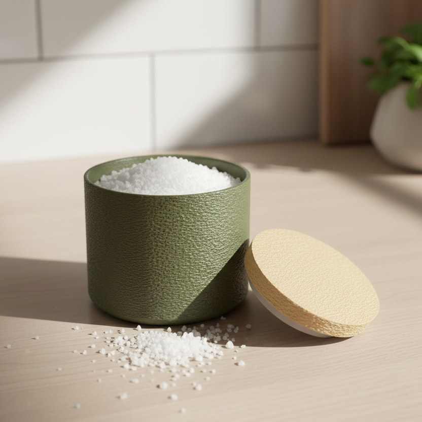 SALT Krukke med lokk with lid off