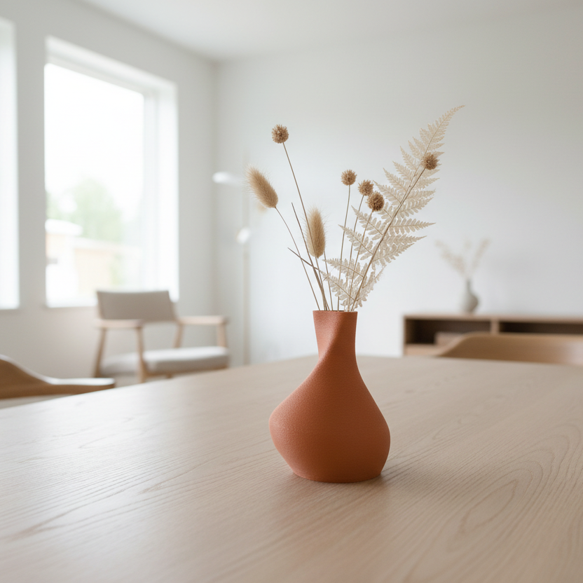 Terracotta VIND Vase