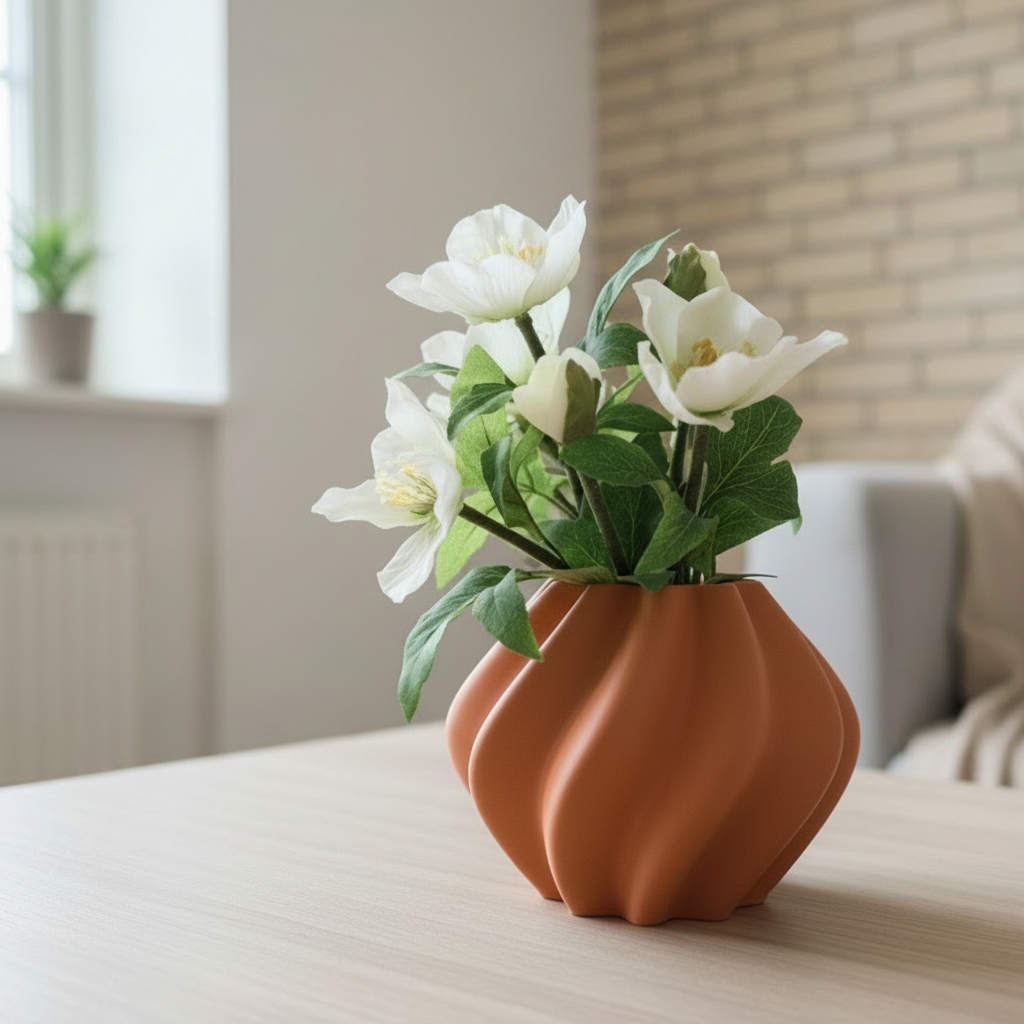 VIRV LAV Vase - Terrakotta